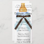 Babyflaschen-Dusche Einladung (Vorne/Hinten)