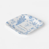 Babyflorendusche Pappteller (Gewinkelt)