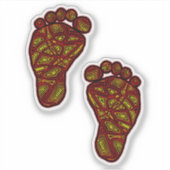 BabyFootprints Aufkleber (Vorderseite)