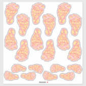 BabyFootprints Aufkleber (Blatt)