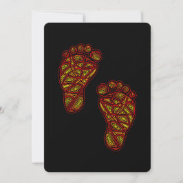 BabyFootprints Einladung