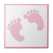 BabyFootprints Fliese (Vorderseite)