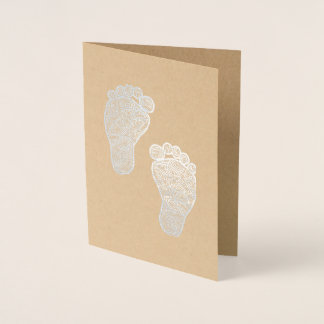 BabyFootprints Folienkarte