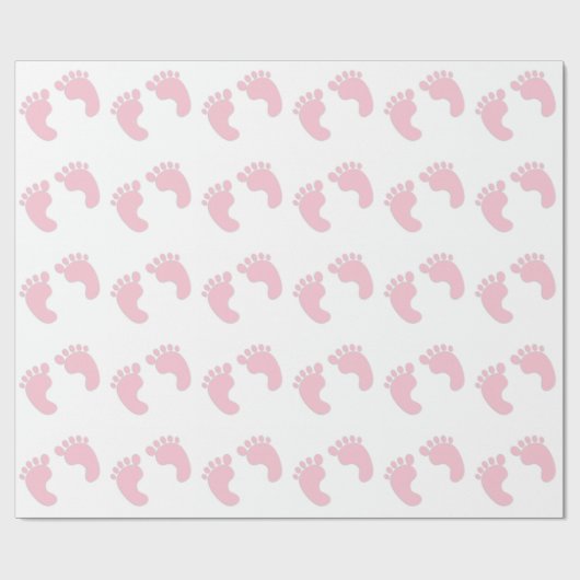 BabyFootprints Geschenkpapier (Flach)