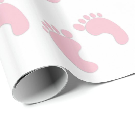 BabyFootprints Geschenkpapier (Rolleneckpunkt)