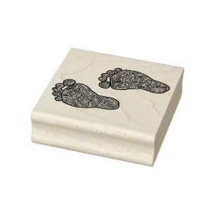 BabyFootprints Gummistempel