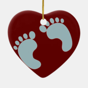 BabyFootprints Keramikornament