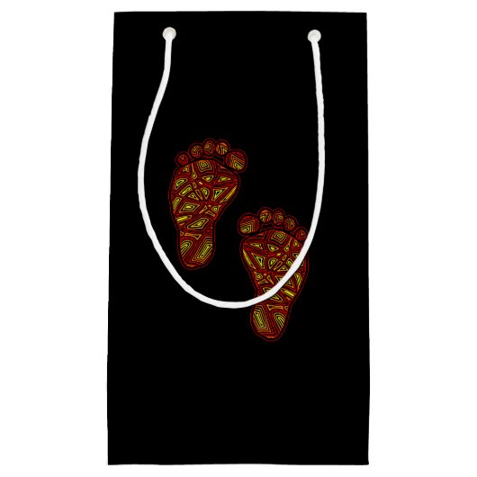 BabyFootprints Kleine Geschenktüte (Vorderseite)
