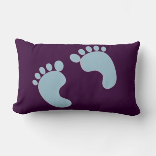 BabyFootprints Lendenkissen (Vorderseite)