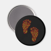 BabyFootprints Magnet (Vorderseite/Rückseite)