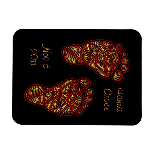 BabyFootprints Magnet (Horizontal)