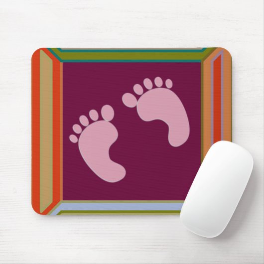 BabyFootprints Mousepad (Mit Mouse)