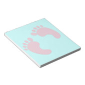 BabyFootprints Notizblock (angewinkelt)