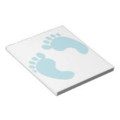 BabyFootprints Notizblock (angewinkelt)