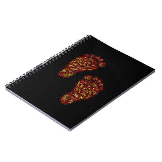 BabyFootprints Notizblock (Linke Seite)