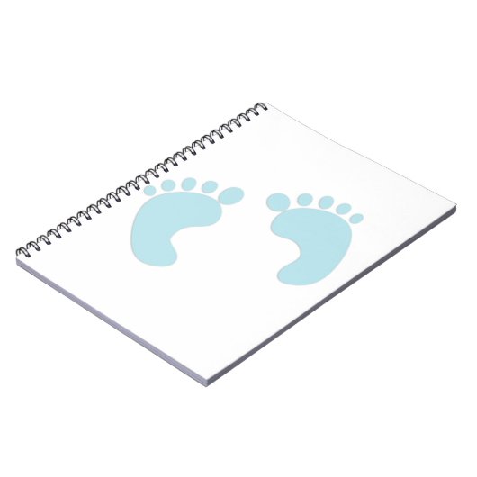 BabyFootprints Notizblock (Linke Seite)
