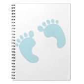 BabyFootprints Notizblock (Vorderseite)
