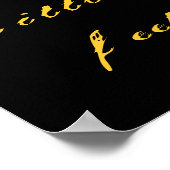 BabyFootprints Poster (Ecke)