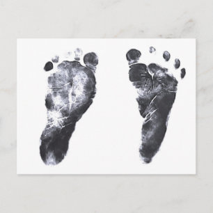 BabyFootprints Postkarte