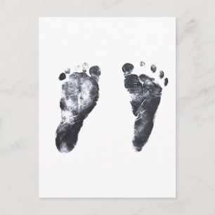 BabyFootprints Postkarte