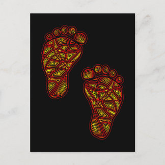 BabyFootprints Postkarte