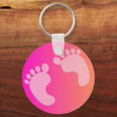 BabyFootprints Schlüsselanhänger (Vorderseite)