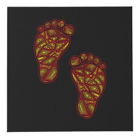 BabyFootprints Würfel (Rechts)