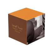 BabyFootprints Würfel (Rückseite Schrägansicht)