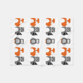 Babyfox-EuleRaccoonthrow-Fleece-Decke " Fleecedecke (Vorderseite (Horizontal))