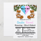 Babyfox mit Mutter-Kind-Spielen - Hinweise zur Ges Einladung (Vorne/Hinten)