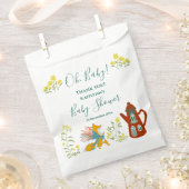 Babyfox und Blume Babyduschgeschenk Geschenktütchen (Ausgeschnitten)