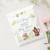 Babyfox und Blume Babyduschgeschenk Geschenktütchen (Versiegelt)