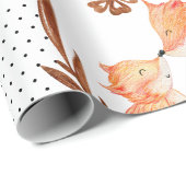 Babyfuchs Geschenkpapier (Rolleneckpunkt)