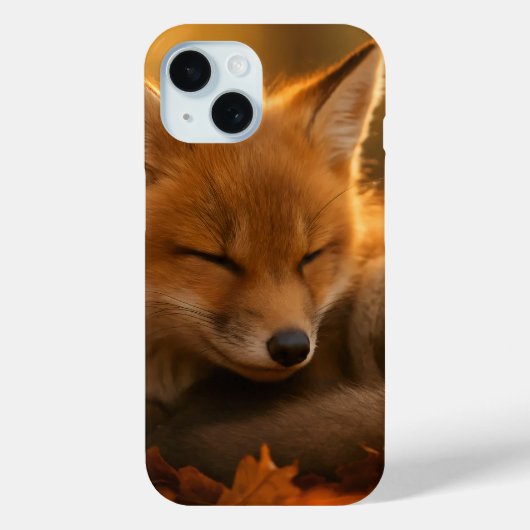 Babyfuchs im Herbst Case-Mate iPhone Hülle (Rückseite)