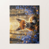 Babyfuchs in den Fliederbüschen Puzzle (Vertikal)