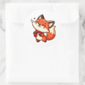 Babyfuchs Runder Aufkleber (Tasche)