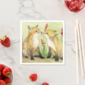 Babyfüchse Serviette (Beispiel)