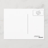 Babyfuß des Neugeborenen Hände Postkarte (Rückseite)