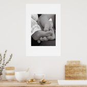 Babyfuß Poster (Küche)