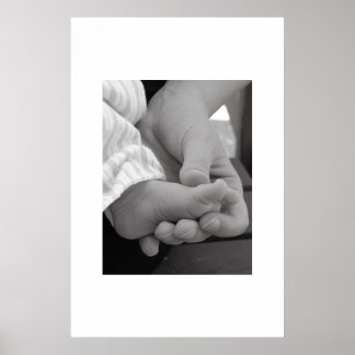 Babyfuß Poster