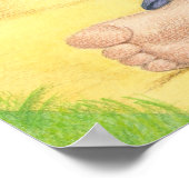 Babyfuß Poster (Ecke)