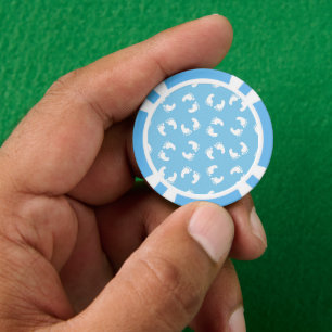 Babyfußabdrücke, Babyfuß, Fußstapfen, Blau, Junge Pokerchips
