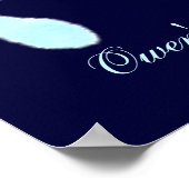 Babyfußabzüge (Junge) Poster (Ecke)