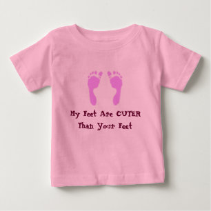 Babyfußabzüge (Mädchen) Baby T-shirt