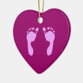 Babyfußabzüge (Mädchen) Keramikornament (Links)