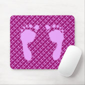 Babyfußabzüge (Mädchen) Mousepad (Mit Mouse)