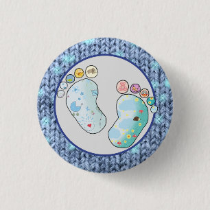 Babyfüsse Button
