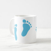 Babyfüße Kaffeetasse (Vorderseite Links)