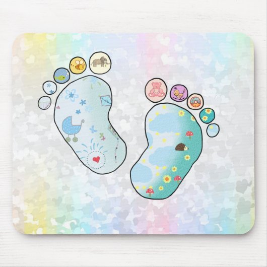 Babyfüsse Mousepad (Vorne)