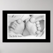 Babyfüße Poster (Vorne)